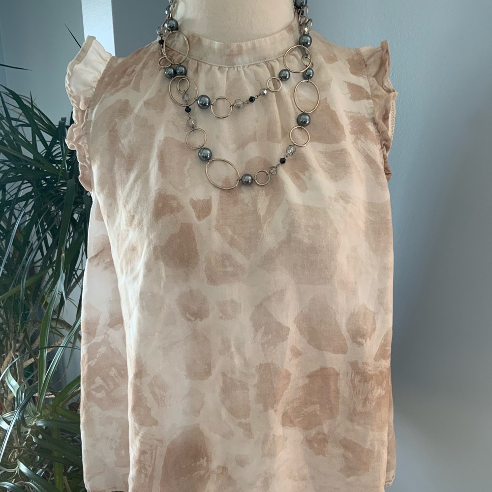 Anthropologie Cloth & Stone Sleeveless Top XL